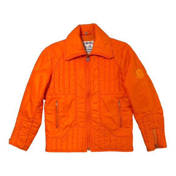 🔴 Moncler Light Ski Jacket - Orange 2 M - Picture 1 of 9